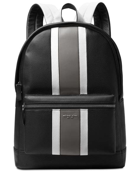 michael kors mens leather backpack|michael kors leather backpack men.